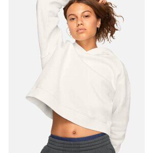 Outdoor Voices Nimbus Cropped Hoodie (White)